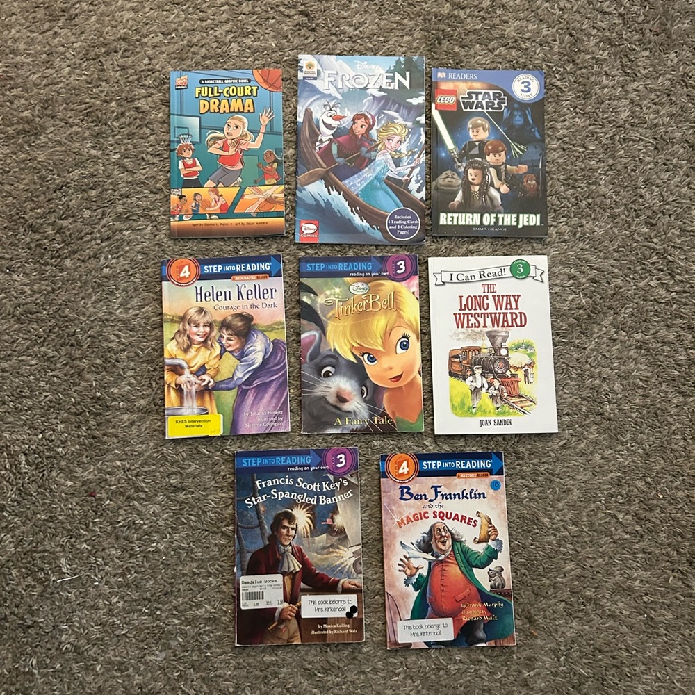 I Can Read Level 3 and 4 books